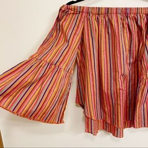 Amaryllis | Off the Shoulder Bell Sleeve Top